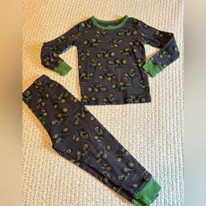 John Deere Kids Pajama Set - Navy and Green